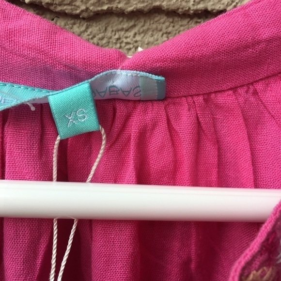 NEW NWT Melissa Odabash Melanie SS Flamingo Kaftan Dress Size XS - Picture 11 of 11